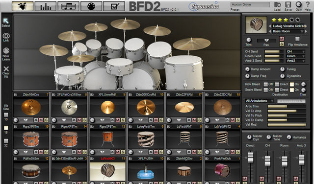 blank The BFD2 interface has been redesigned from the ground up.